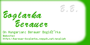 boglarka berauer business card